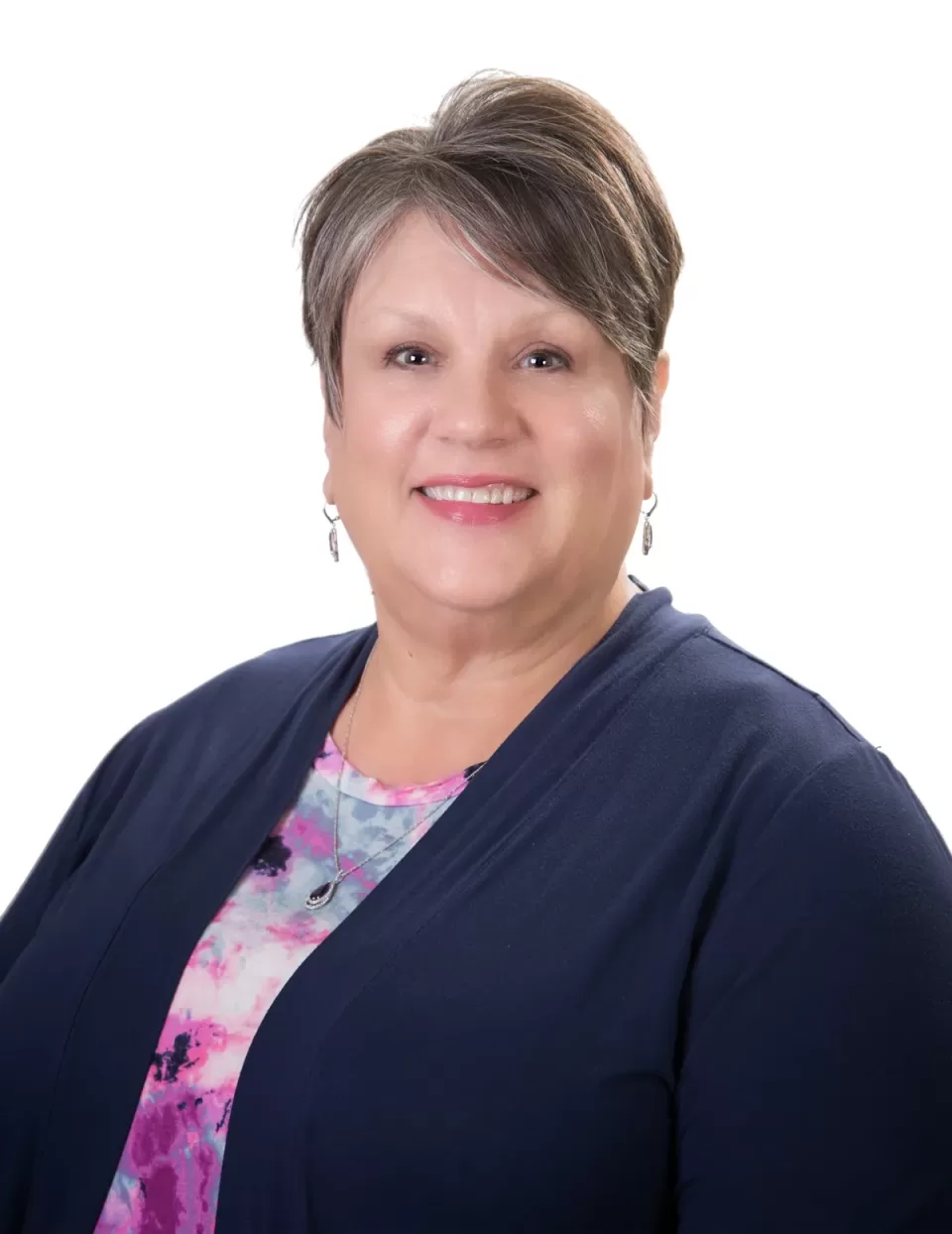 Using a white background allows you to put a background of your choice behind your portrait.