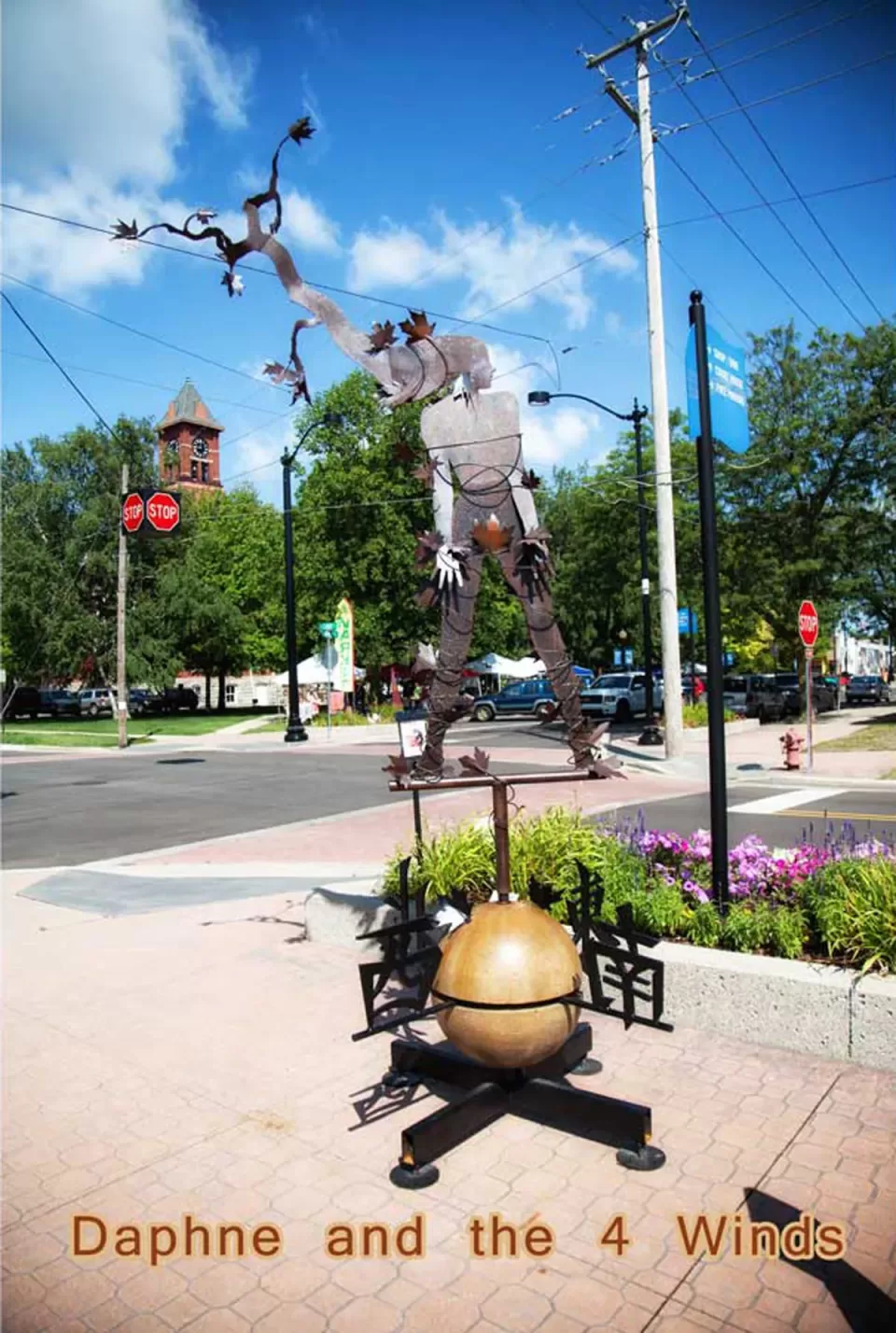 sculpture in Hastings downtown