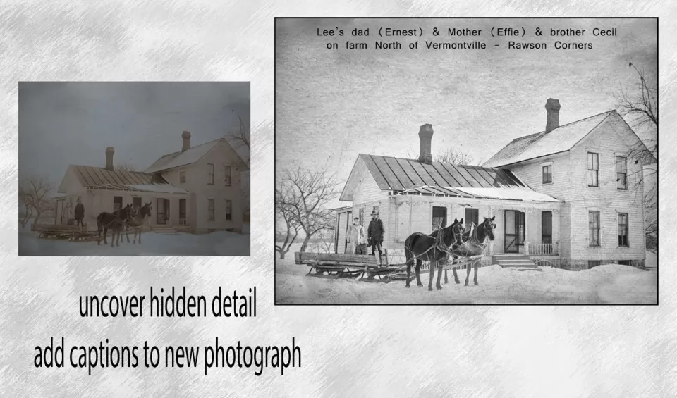 Rose Hendeshot photo restoration