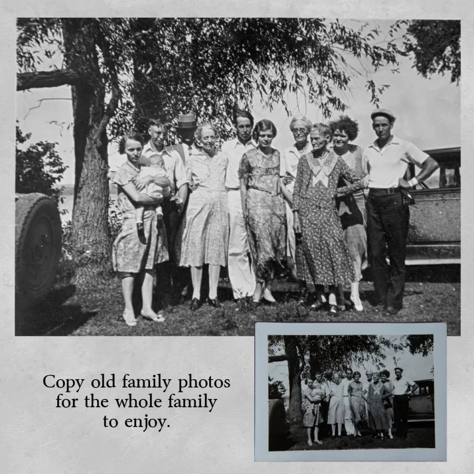 family photos restored