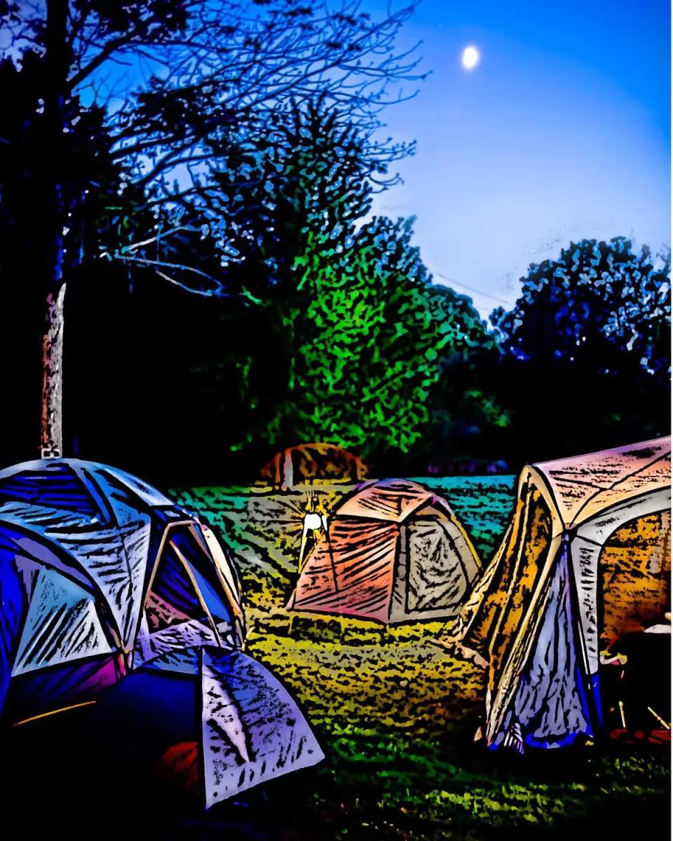 tent camping in Michigan
