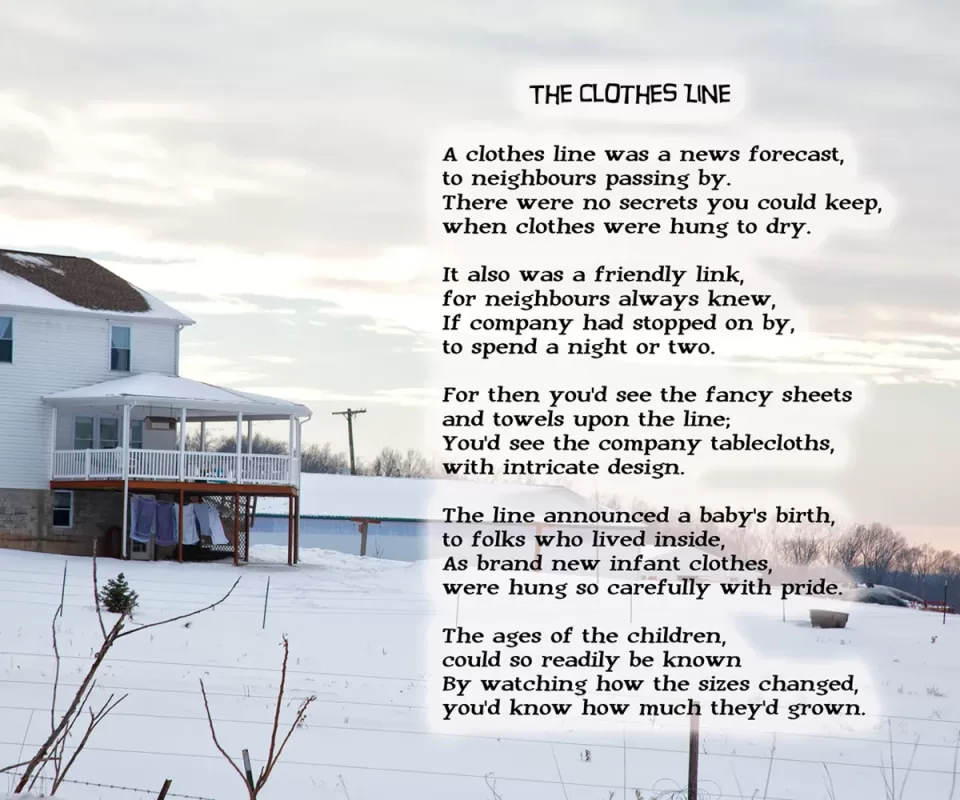 Photos and poems are nostalgic when paired together.